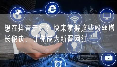 想在抖音走红？快来掌握这些粉丝增长秘诀，让你成为新晋网红！